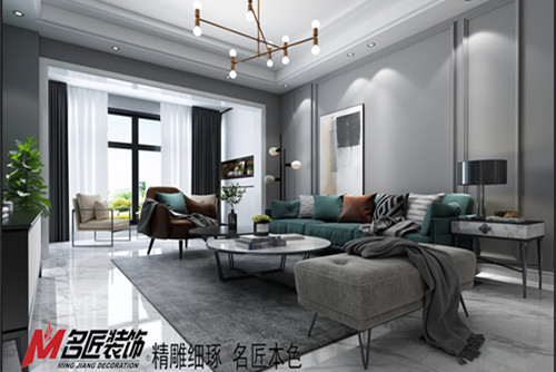 梧州市華夏天璽現(xiàn)代簡約風(fēng)格三居室裝修案例