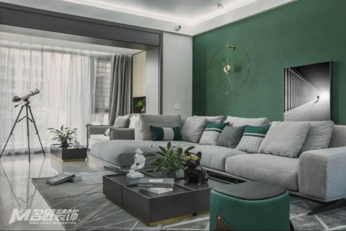 海口市椰海潤景現(xiàn)代簡約風(fēng)格三居室裝修案例